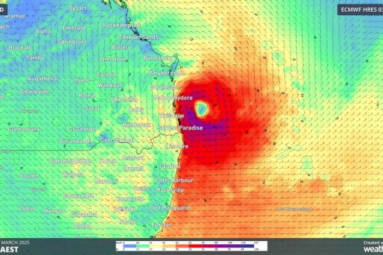 Cyclone Alfred Update Thursday 6/03/2025