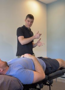 Victoria Point chiropractic consultation with Declan Wise